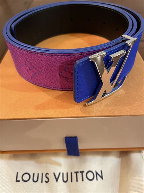 louis vuitton monogram belt women|Louis Vuitton holographic belt.